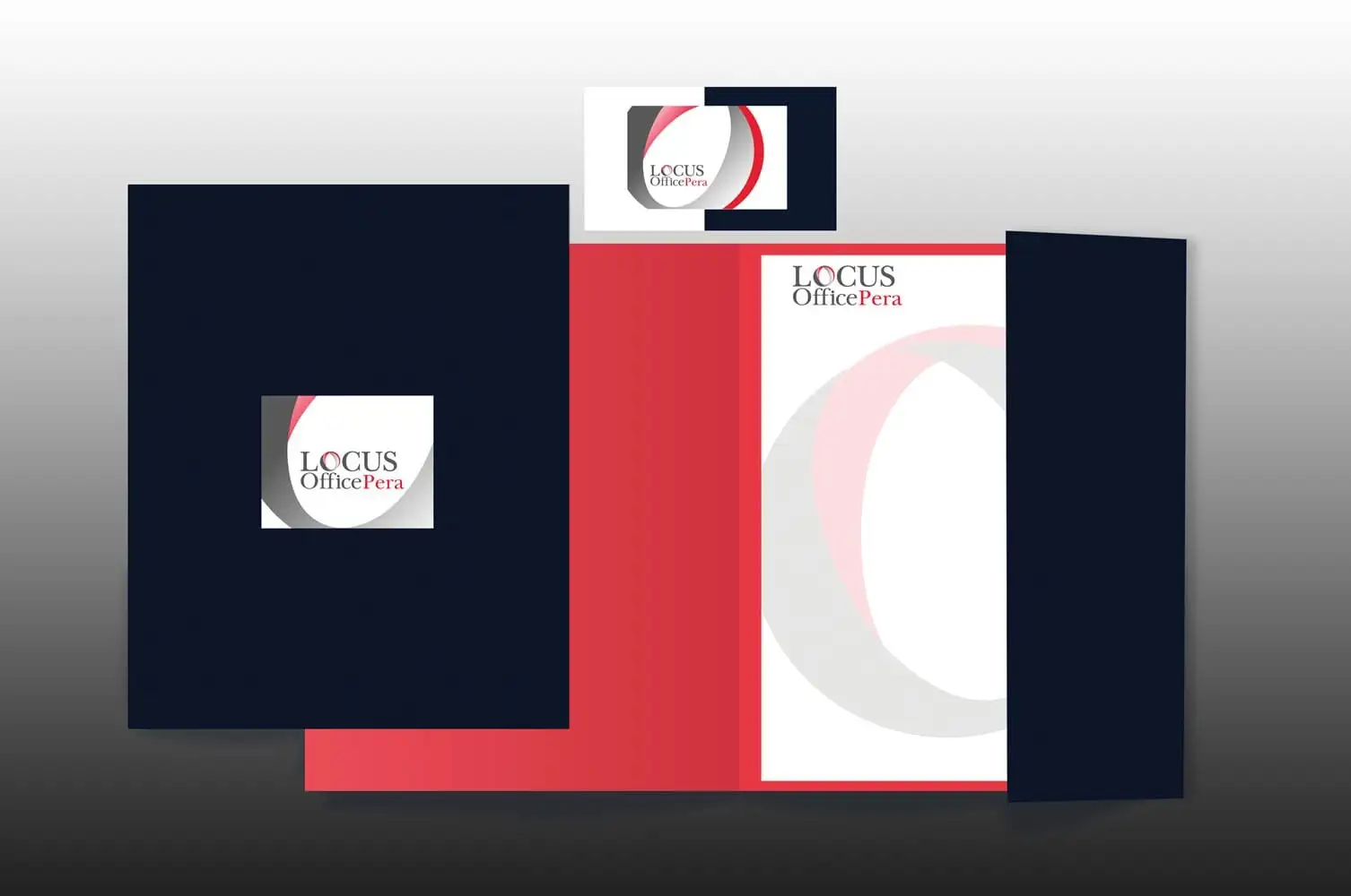 Locus Office Pera Kurumsal Kimlik Tasarımı Uygulamaları