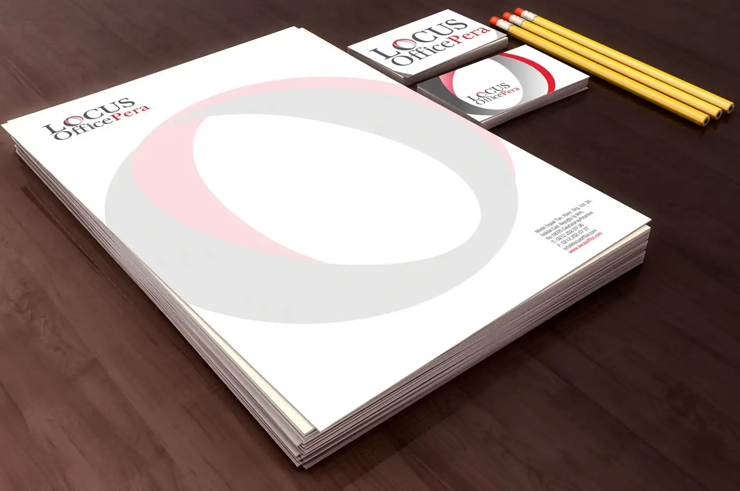 Locus Office Pera Kurumsal Kimlik Tasarımı Uygulamaları