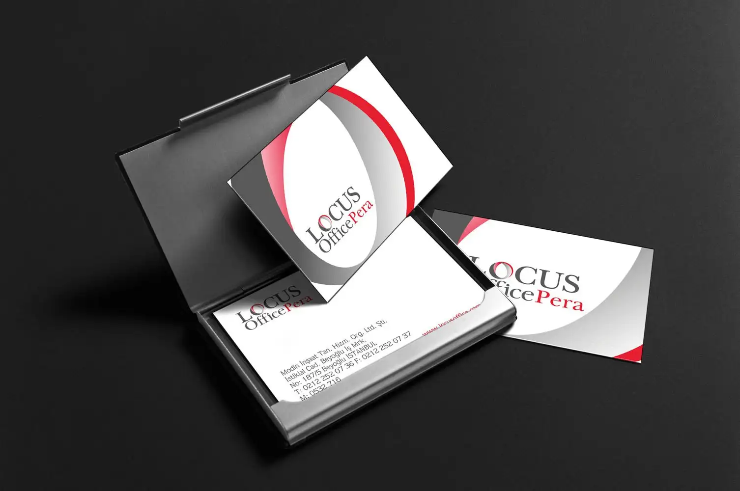 Locus Office Pera Kurumsal Kimlik Tasarımı Uygulamaları