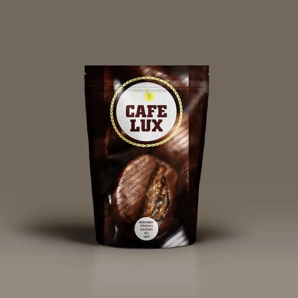 Cafelux ambalaj ve logo tasarımı