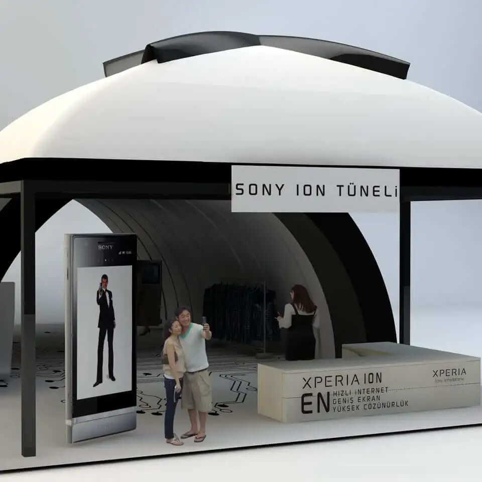 Sony stant tasarımı