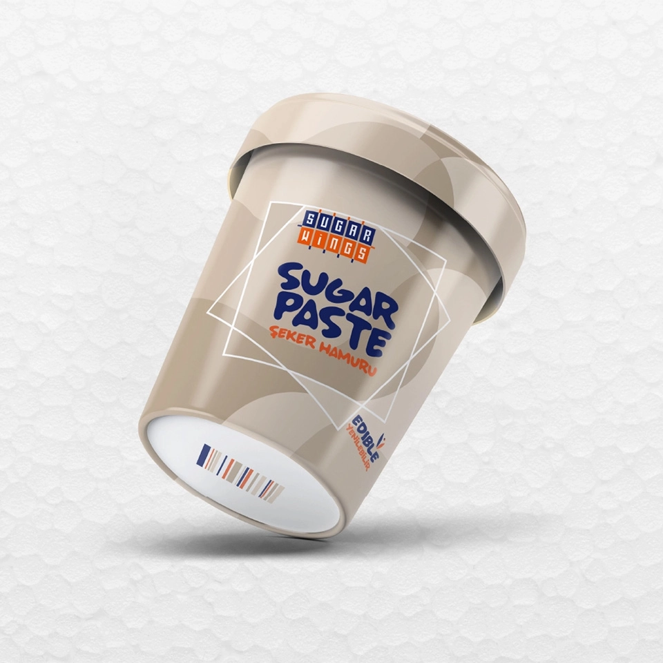 Sugar Wings logo ve ambalaj tasarımı